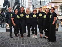 Martha Collignon, Laura García, Dafna Viniegra, Ángela Orozco, Sofía Palacios, Lorenza Kundhart, Gabriela López y Alejandra Leaño de ILAS. GENTE BIEN JALISCO / A. Martínez