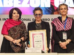 La escritora fue galardonada con el Premio de Literatura Sor Juana Inés de la Cruz 2024. EL INFORMADOR/A.NAVARRO