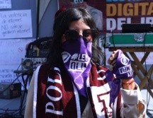 Colectivas se manifestaron afuera del Reclusorio Oriente en apoyo a las víctimas. SUN/F. Rojas.