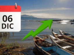 El Lago de Chapala registra un incremento muy importante en su nivel de agua con números el día de hoy viernes 06 de diciembre de 2024. ESPECIAL/ CANVA