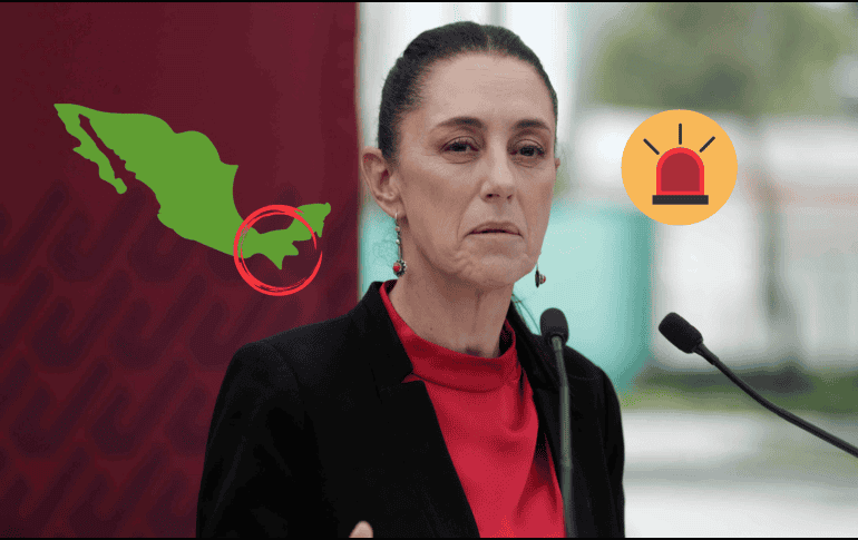 La presidenta de México, Sheinbaum, promete hacerse cargo de la seguridad de las fronteras y el país. SUN/ARCHIVO