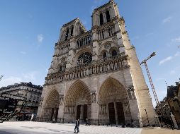 La catedral gótica, cuya construcción se inició hace más de 860 años, sufrió un devastador incendio el 15 de abril de 2019. Las imágenes del desastre dieron la vuelta al mundo. EFE / L. Marin