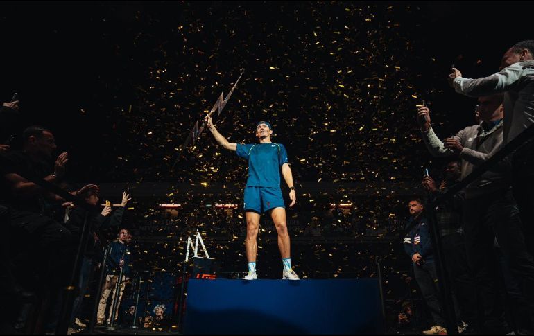El tenista australiano Alex de Minaur se proclamó campeón de la temporada 2024. CORTESÍA/ UTS