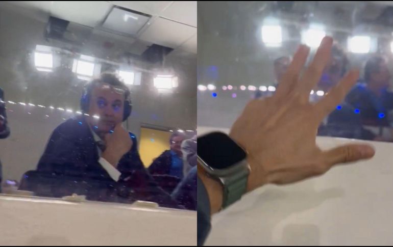 En un vídeo compartido en redes sociales, se puede ver el momento que vivió el excomentarista de ESPN. ESPECIAL.