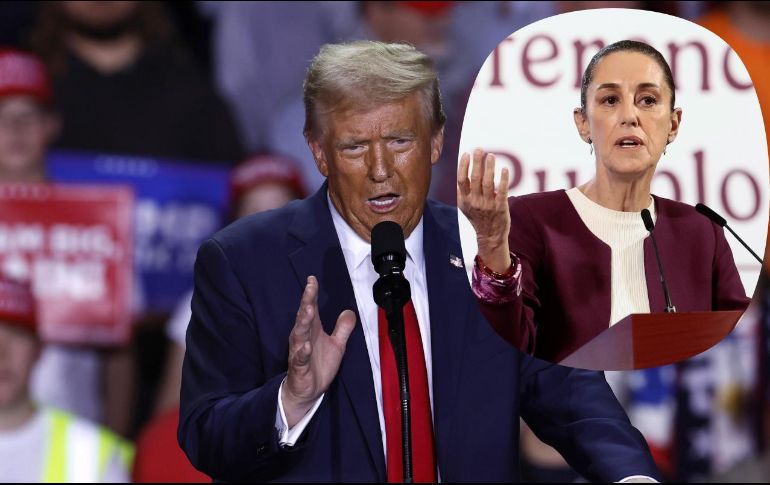 Claudia Sheinbaum afirmó que México es un país libre, soberano e independiente. EFE/ CJ Gunther