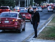 Se informó que habrá más personal y unidades de la Policía Vial para el programa de contraflujo en López Mateos. EL INFORMADOR / A. Navarro