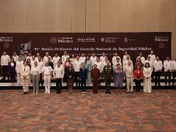 Este martes se llevó a cabo la 50 sesión ordinaria del Consejo Nacional de Seguridad Pública. ESPECIAL/Presidencia de la República