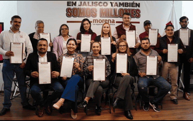 La Presidenta Pérez García realizó el primer “Martes de Militancia”, un ejercicio de escucha y diálogo con las bases del movimiento y que se llevó a cabo en las instalaciones de Morena Jalisco. CORTESÍA.