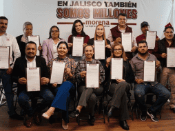 La Presidenta Pérez García realizó el primer “Martes de Militancia”, un ejercicio de escucha y diálogo con las bases del movimiento y que se llevó a cabo en las instalaciones de Morena Jalisco. CORTESÍA.