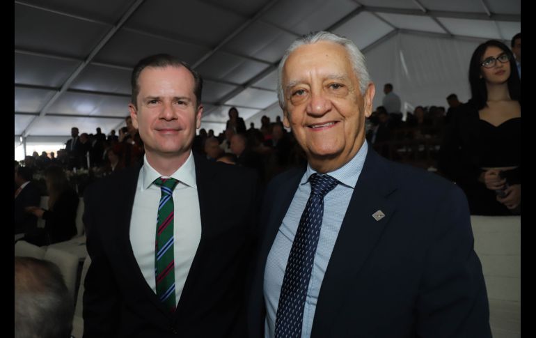 Bernardo Aguilar y Luis Isaías Salazar Ramírez. GENTE BIEN JALISCO / C. Jimeno