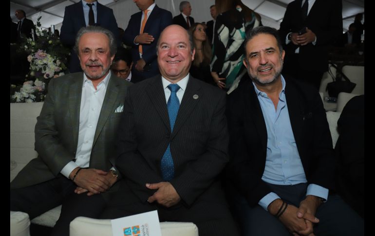 Luis Larios, Jaime Orendain e Ignacio Luna. GENTE BIEN JALISCO / C. Jimeno