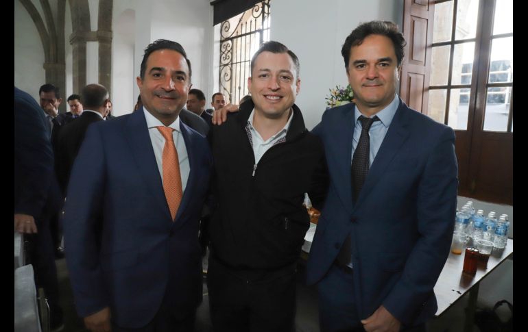 Álvaro Ramos, Luis Donaldo Colosio y Alberto Ramos. GENTE BIEN JALISCO / C. Jimeno