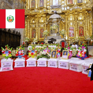 Entregan restos de los desaparecidos en un cuartel militar de Perú