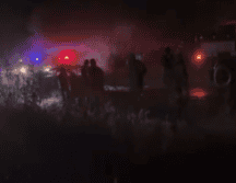 Personal de la Policía estatal acudió en apoyo de los elementos militares. ESPECIAL