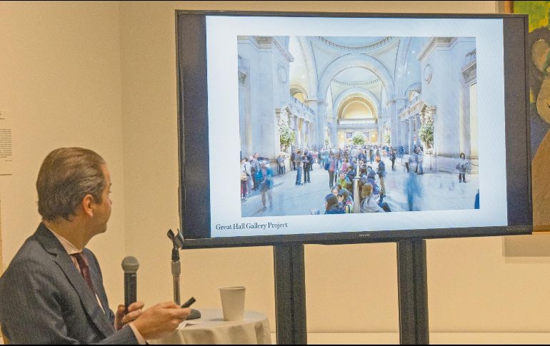 Presentación del nuevo pabellón. EFE