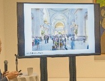 Presentación del nuevo pabellón. EFE