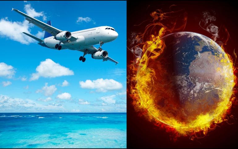 La mayor parte de las emisiones atribuidas al sector se asocian a los vuelos, los servicios públicos que conllevan los viajes y el uso de vehículos privados para viajar. ESPECIAL / CANVA