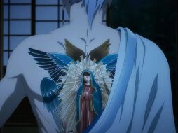 La imagen de la Virgen de Guadalupe en el ánime Revenge. ESPECIAL