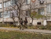Al menos un grupo de estos soldados fue atacado por drones kamikazes ucranianos y unos 200 militares de las fuerzas combinadas rusas. EFE / ARCHIVO