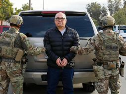 El líder criminal fue devuelto a México en San Diego, California, por militares estadounidenses. ESPECIAL