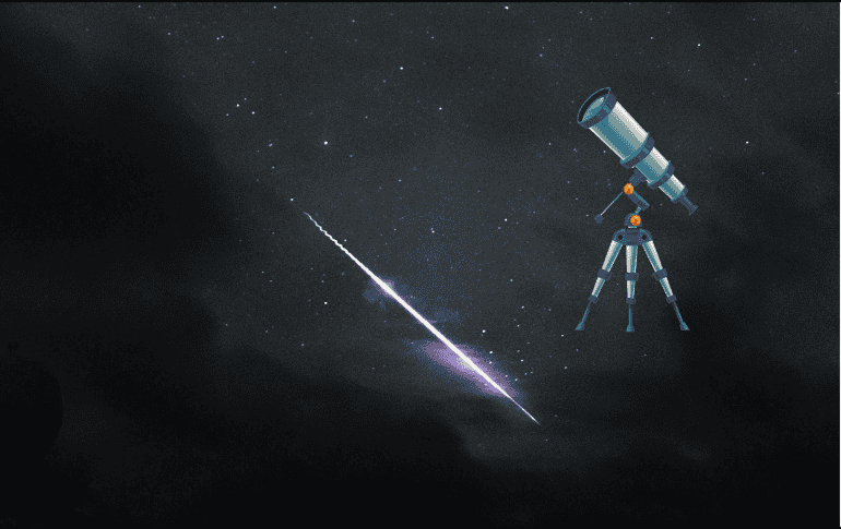 El cometa 8P/Tuttle apareció en el Sistema Solar fue en el año 2021 y no volverá a ser visto luego del 2024 hasta el 2035. ESPECIAL/Imagen de Erik Schereder en Pexels/Imagen de Timur Kozmenko en Pixabay