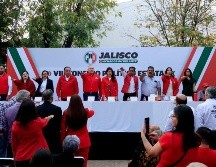 Esta tarde rindieron protesta los nuevos integrantes que quedarán a cargo de la Secretaría General de la Dirigencia Estatal, la Secretaría Técnica del Consejo Político Estatal y la Comisión de Honor y Justicia Partidaria del PRI Jalisco. CORTESÍA