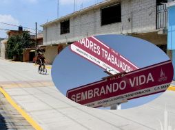 Las calles de esta colonia fueron nombradas con sustantivos alusivos al movimiento político de Morena. ESPECIAL / Ayuntamiento de Tultitlán / X: @Ai_bril