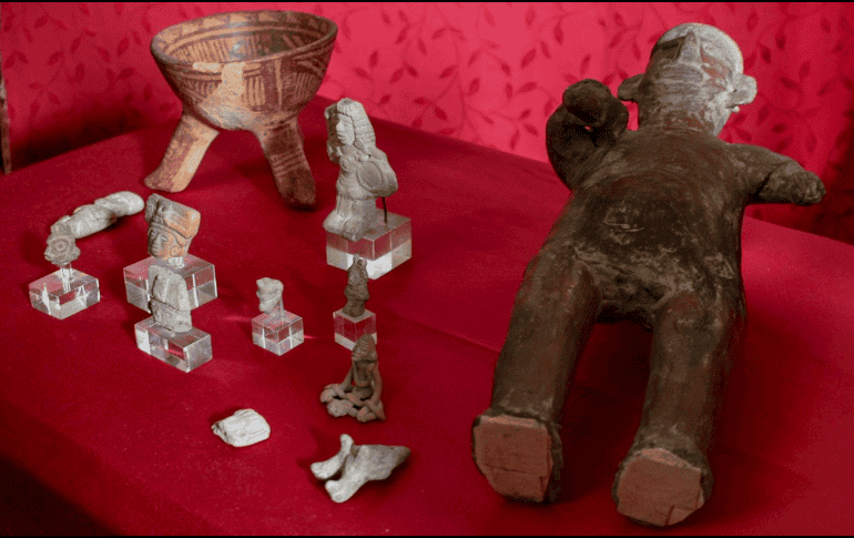 El valor económico global de los bienes se estimó en varias decenas de miles de euros. EFE / Secretaría de Cultura