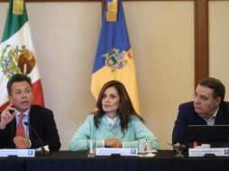 El gobernador pidió a los alcaldes metropolitanos robustecer las revisiones a motocicletas que estén fuera de la norma para inhibir los delitos de robo a persona. ESPECIAL/GOB. DE JALISCO