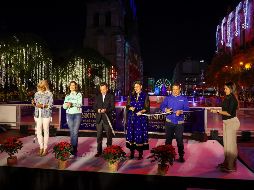 Durante el evento el gobernador de Jalisco, Pablo Lemus Navarro, anunció la construcción de una pista de hielo pública que se ubicará en la Zona Metropolitana de Guadalajara. EL INFORMADOR / H. Figueroa