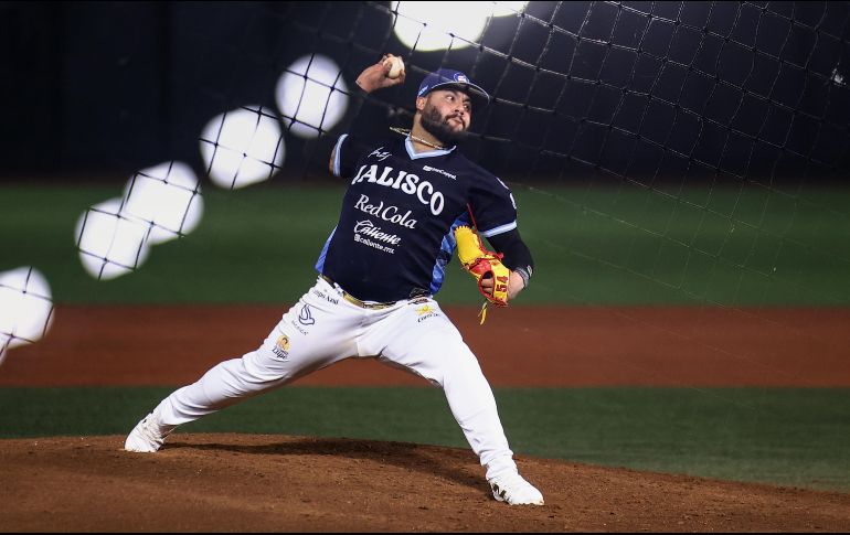 Luis Iván Rodríguez se anotó la victoria tras lanzar cinco entradas. CORTESÍA/Charros de Jalisco