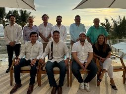 El senador Emmanuel Reyes Carmona y el diputado federal Favio Castellanos Polanco, ambos de extracción morenista, encabezaron esta reunión. ESPECIAL