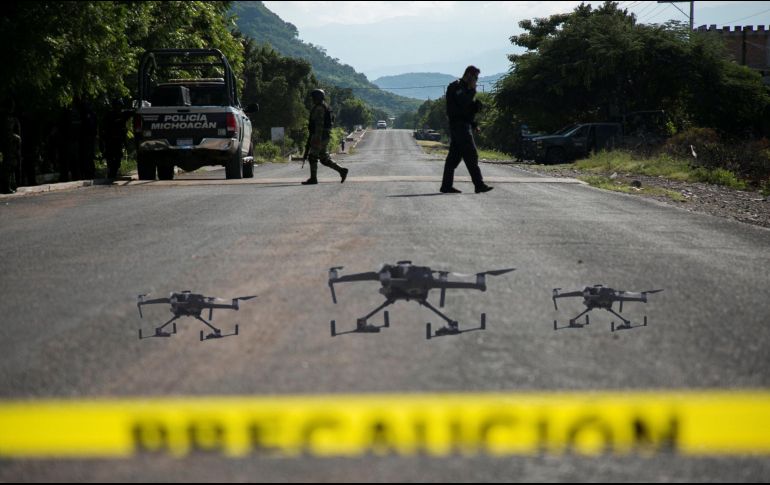 En los últimos años, cárteles como Nueva Generación, De Sinaloa, Santa Rosa de Lima, Nueva Familia Michoacana, Los Caballeros Templarios y De Tepalcatepec, entre otros, aumentaron sus operaciones armadas con aeronaves no tripuladas. SUN/ ARCHIVO
