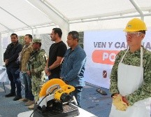El programa de Canje de armas en Tlajomulco operará el viernes 20 y sábado 21 en el Mini CAT Valle y el domingo 22 de diciembre en la plaza principal de la cabecera municipal con horario de 9 de la mañana a 2 de la tarde. CORTESÍA.
