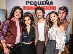 Cristo Fernández, Ana de la Reguera, Vico Escorcia y Juanpa Zurita, protagonizan la comedia mexicana Una pequeña confusión, la cual estrena este 25 de diciembre en salas de cine. EL INFORMADOR/A. Navarro.