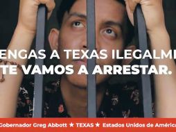 Los espectaculares buscan evitar que los migrantes consideren el cruce fronterizo como algo sencillo. ESPECIAL