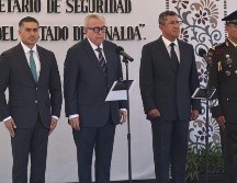 Su ascenso se dio en un acto protocolario en el que estuvieron presentes el gobernador del norteño estado de Sinaloa, Rubén rocha Moya, y el secretario de Seguridad y Protección Ciudadana (SSPC), Omar García Harfuch. ESPECIAL/X/@OHarfuch.
