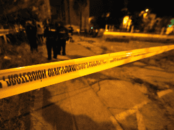 Hasta este momento persiste el cordón de Seguridad en apoyo de Agentes de Investigación y peritos forenses. EL INFORMADOR/ARCHIVO.