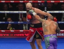 El peso extra con el que llegó Fury le jugó en contra y esta vez la victoria de Usyk fue más clara. AP/F. Augstein