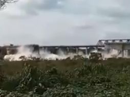 Un puente se derrumbó entre dos estados en Brasil, lo que dejó al menos un muerto. ESPECIAL