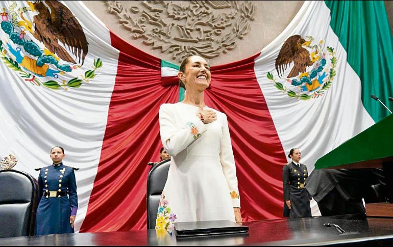 Entre los personajes que destacaron este año se encuentran Claudia Sheinbaum, Donald Trump y Pablo Lemus. ESPECIAL