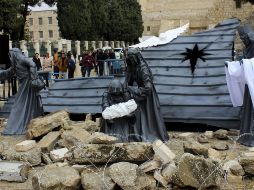 Las calles de Belén, que en otras épocas estarían repletas de peregrinos y comerciantes, hoy se encuentran prácticamente vacías. EFE / ARCHIVO