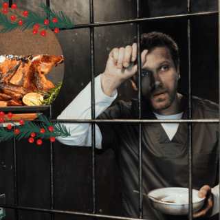 Esta será la cena de Navidad para quienes estén detenidos en "El Torito"