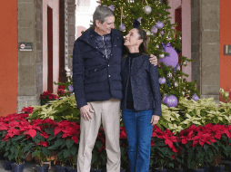 Jesús María Tarriba, esposo de la presidenta Claudia Sheinbaum, también deseó una feliz Navidad a todas y a todos los mexicanos. CORTESÍA.
