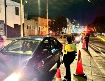 La cifra se ha mantenido desde 2022, con cuatro retenciones durante la noche de la celebración navideña. ESPECIAL/ Policía Vial