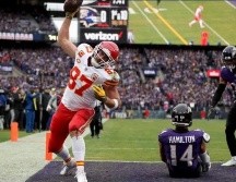 Kelce llegó a 77 recepciones de 'touchdown' y superó las 76 de la leyenda Tony González. AFP/ Archivo