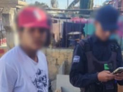 Los policías municipales, en coordinación con el sistema de videovigilancia C4 Tlajomulco, lograron localizar a la víctima en buen estado de salud deambulando en las inmediaciones de su casa. ESPECIAL