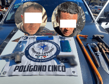 Orlando ‘N’ y Rogelio ‘N’ de 26 y 29 años de edad respectivamente, fueron sorprendidos saliendo de la casa. ESPECIAL