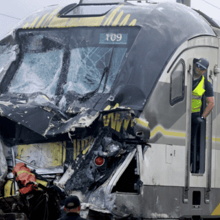Choque entre tren y camión de bomberos en Florida deja múltiples heridos
