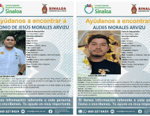 Los hermanos, Antonio de Jesús y Alexis Morales Arvizu, de 31 y 26 años de edad, respectivamente, fueron vistos por última vez el pasado viernes. ESPECIAL